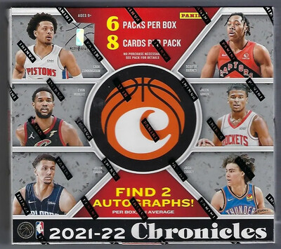2021-22 Panini Chronicles Basketball Hobby Box