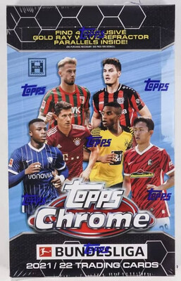 2021-22 Topps Chrome Bundesliga Soccer Hobby Lite Box