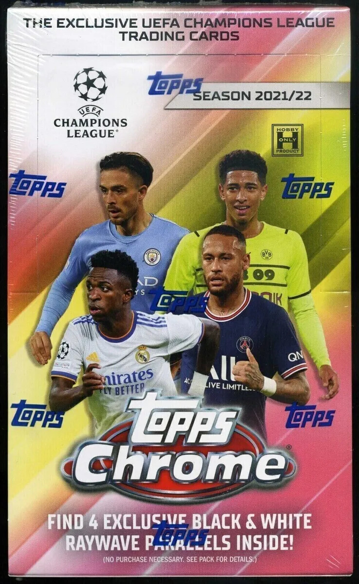 2021-22 Topps UEFA Champions League Chrome Soccer Hobby Box
