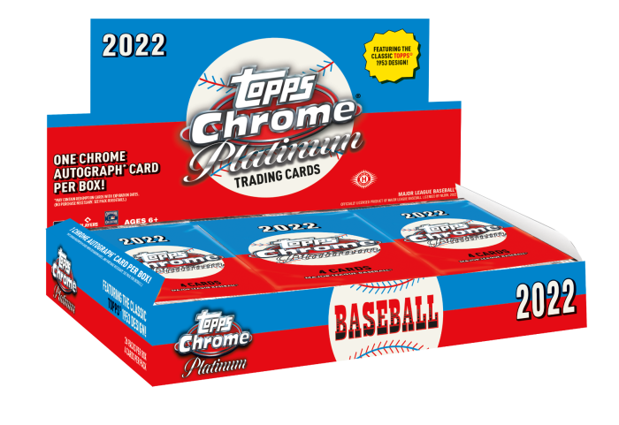 2022 Topps Chrome Platinum Anniversary Baseball Hobby Box