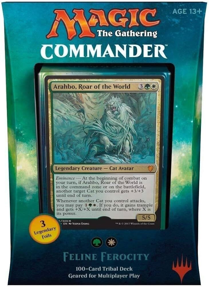 Magic: The Gathering Commander | Feline Ferocity Deck 2017

