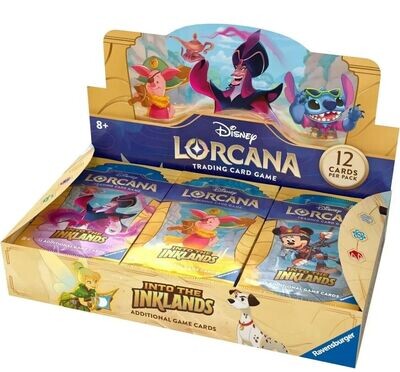Disney Lorcana: Into The Inklands Booster Box 2024 Disney Lorcana: Into The Inklands Hobby Box