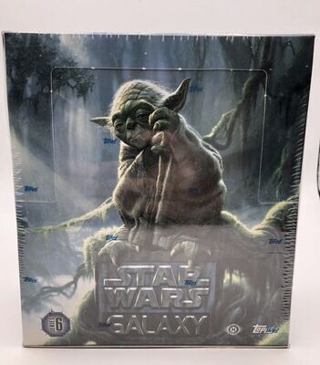 Star Wars Topps Galaxy Series 6 Hobby Box 2011 2011 Topps Star Wars Galaxy Hobby Box