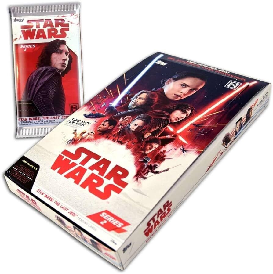 2018 Topps Star Wars The Last Jedi Series 2 Hobby Box

