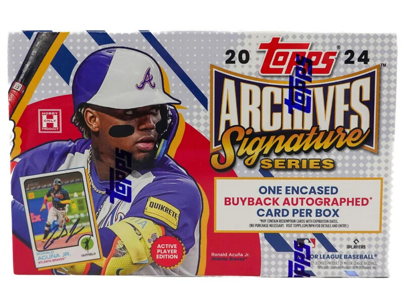 West&#39;s Sports Cards (WSC) 2024 Topps Archives Signature Series Hobby Box