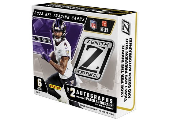 West&#39;s Sports Cards (WSC) 2023 Panini Football Zenith Hobby Box