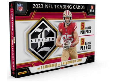 West&#39;s Sports Cards (WSC) 2023 Panini Football Limited Hobby Box