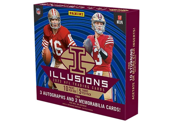 West&#39;s Sports Cards (WSC) 2023 Panini Football Illusions Hobby Box
