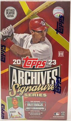 2023 Topps Archives Signature Series Baseball Hobby Box