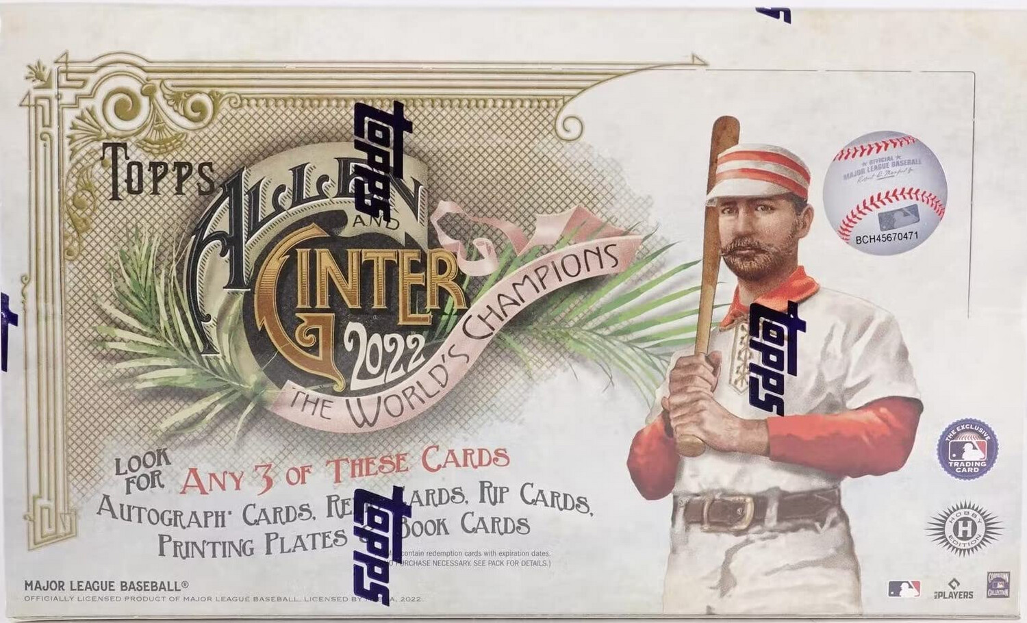 2022 Topps Allen &amp; Ginter Baseball Hobby Box


