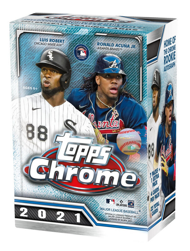 2021 Topps Chrome Baseball Hobby Box