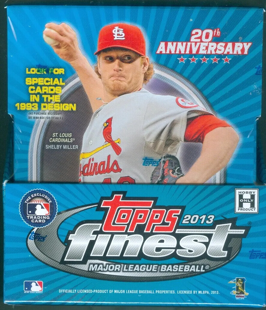 2013 Topps Finest Baseball Hobby Box