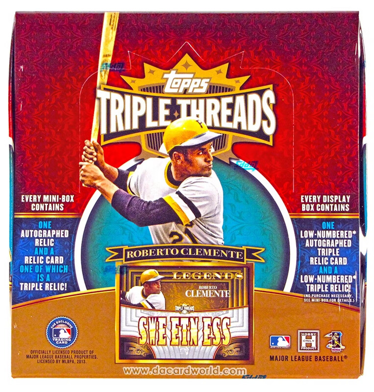2013 Topps Triple Threads Baseball Hobby Box

