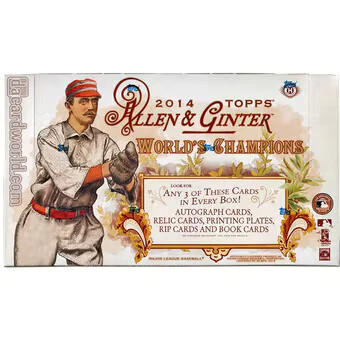2014 Topps Allen &amp; Ginter WORLD CHAMPIONS Baseball Hobby Box


