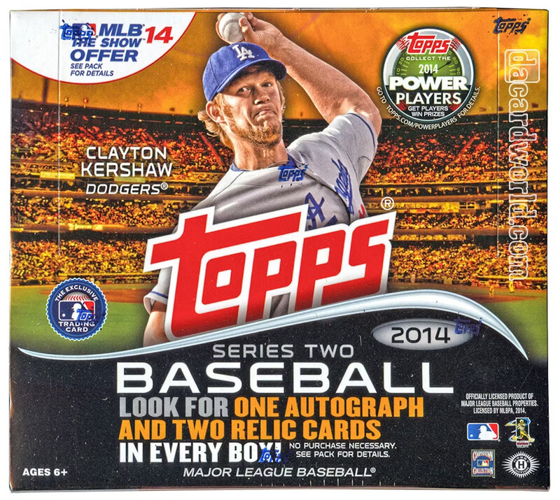 2014 Topps Series Two Baseball Hobby Box