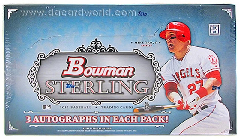 2012 Bowman Sterling Baseball Hobby Box

