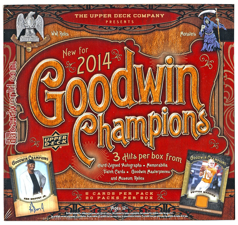 2014 Upper Deck Goodwin Champions Multi-Sport Hobby Box