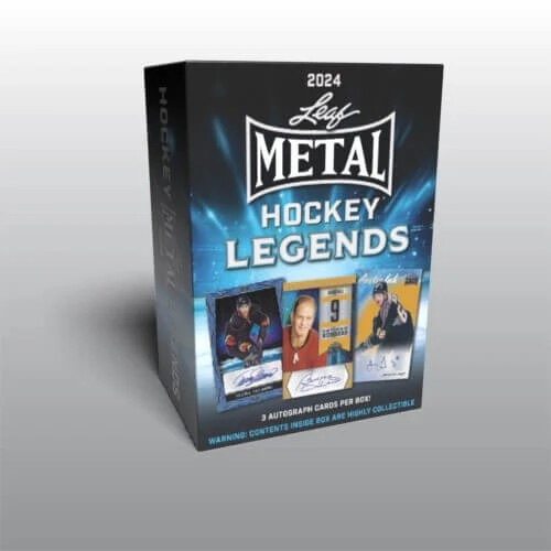 West&#39;s Sports Cards (WSC) 2024 Leaf Metal Hockey Legends Hobby Box