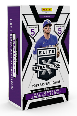 West&#39;s Sports Cards (WSC) 2023 Panini Elite Extra Edition Baseball Cards Hobby Box