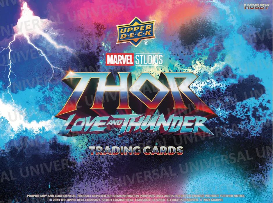 West&#39;s Sports Cards (WSC) Marvel Studios: THOR Love and Thunder Hobby Box - Upper Deck 2024