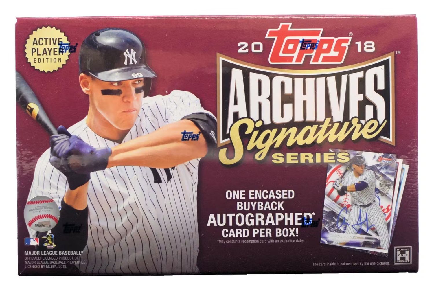 West&#39;s Sports Cards (WSC) 2018 Topps Archives Signature Series Baseball Hobby Box