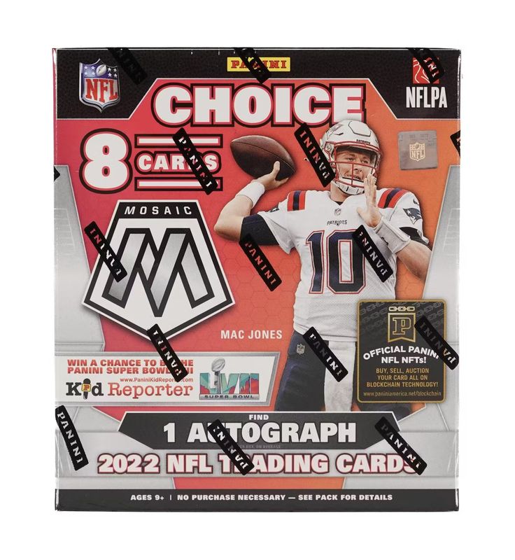 West&#39;s Sports Cards (WSC) 2022 Panini Mosaic Choice Football Box