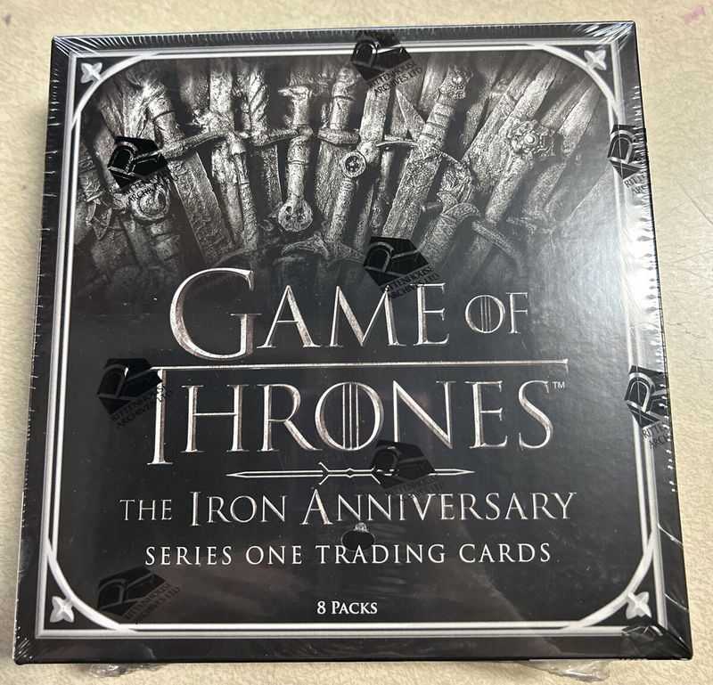 West&#39;s Sports Cards (WSC) Game of Thrones [The Iron Anniversary] Series One Trading Cards Box