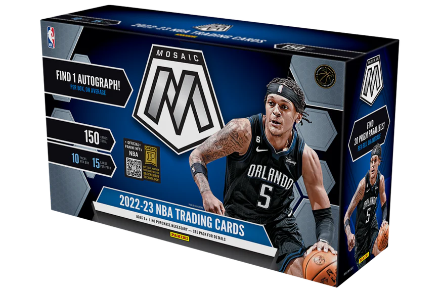 West&#39;s Sports Cards (WSC) 2022-23 Panini Mosaic Basketball Hobby Box