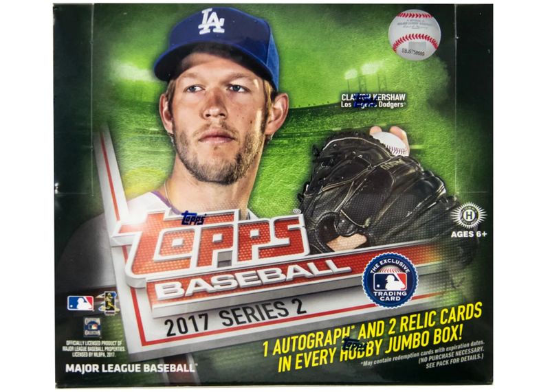 West&#39;s Sports Cards (WSC) 2017 Topps Series Two Baseball Hobby Jumbo Box