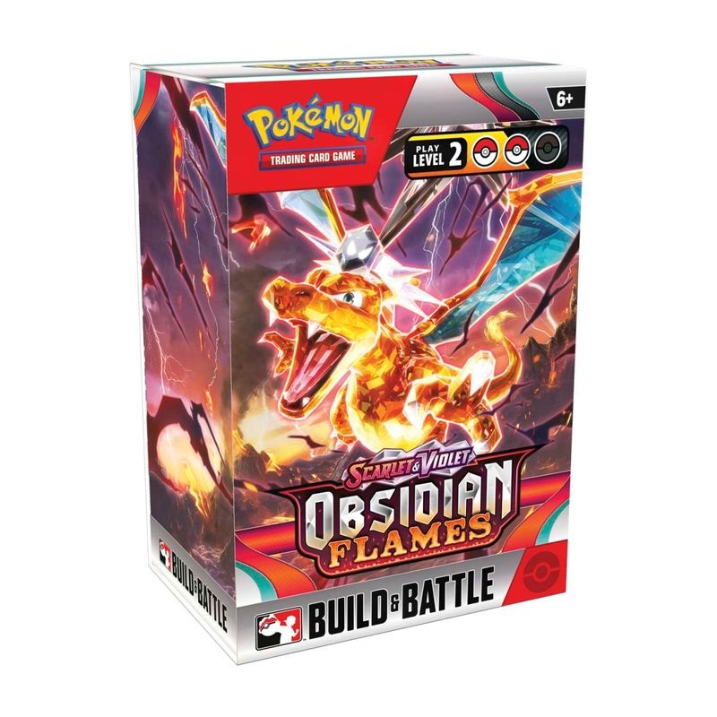 Pokemon Scarlet and Violet [SV3] OBSIDIAN FLAMES BUILD AND BATTLE BOX

