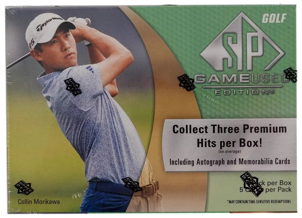 2024 Upper Deck SP Game Used Golf Hobby Box

