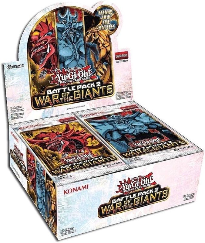 West&#39;s Sports Cards (WSC) Yu-Gi-Oh! Battle Pack 2 War Of The Giants Booster Box