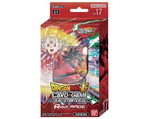 DRAGON BALL SUPER [ZENKAI] STARTER DECK: RED RAGE [DBS-SD17]