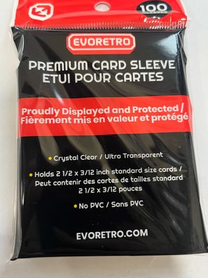 EVORETRO Premium Card Sleeves

