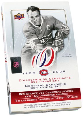 2008-09 Upper Deck Montreal Canadiens Centennial Hockey Hobby Box

