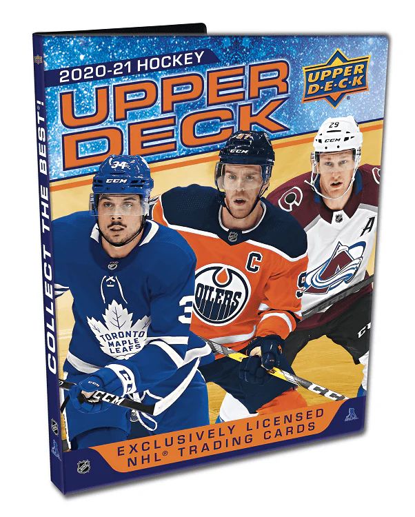 2020-21 Upper Deck Series One Hockey Starter Kit Binder

