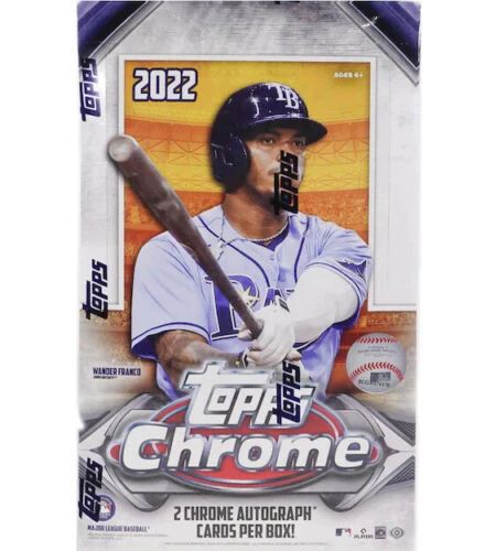 2022 Topps Chrome Baseball Hobby Box + 1 SILVER PACK

