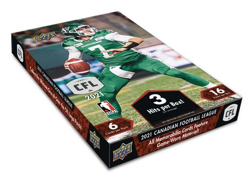 2021 Upper Deck CFL Football Hobby Box

