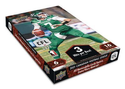 2021 Upper Deck CFL Football Hobby Box

