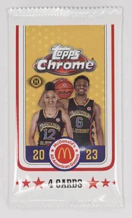 2023 Topps Chrome McDonald&#39;s All American Basketball Hobby Pack

