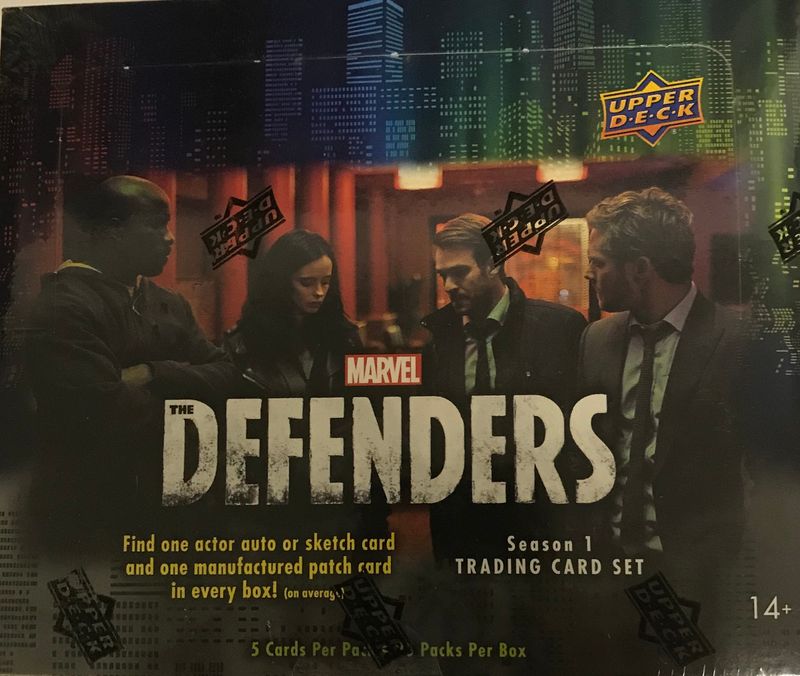 2018 UD Marvel Defenders Hobby Box

