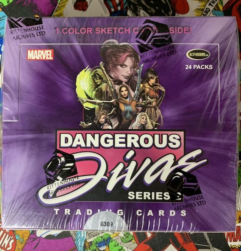 Upper Deck Marvel Dangerous Divas Series 2 Hobby Box

