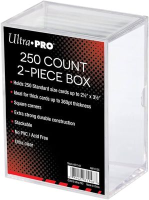 Ultra Pro 250 Count 2-Piece Box

