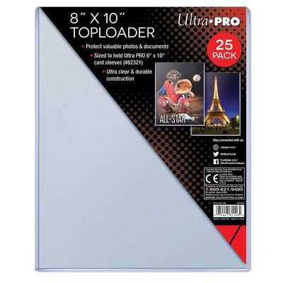Ultra Pro 8x10 Top Loaders Pack

