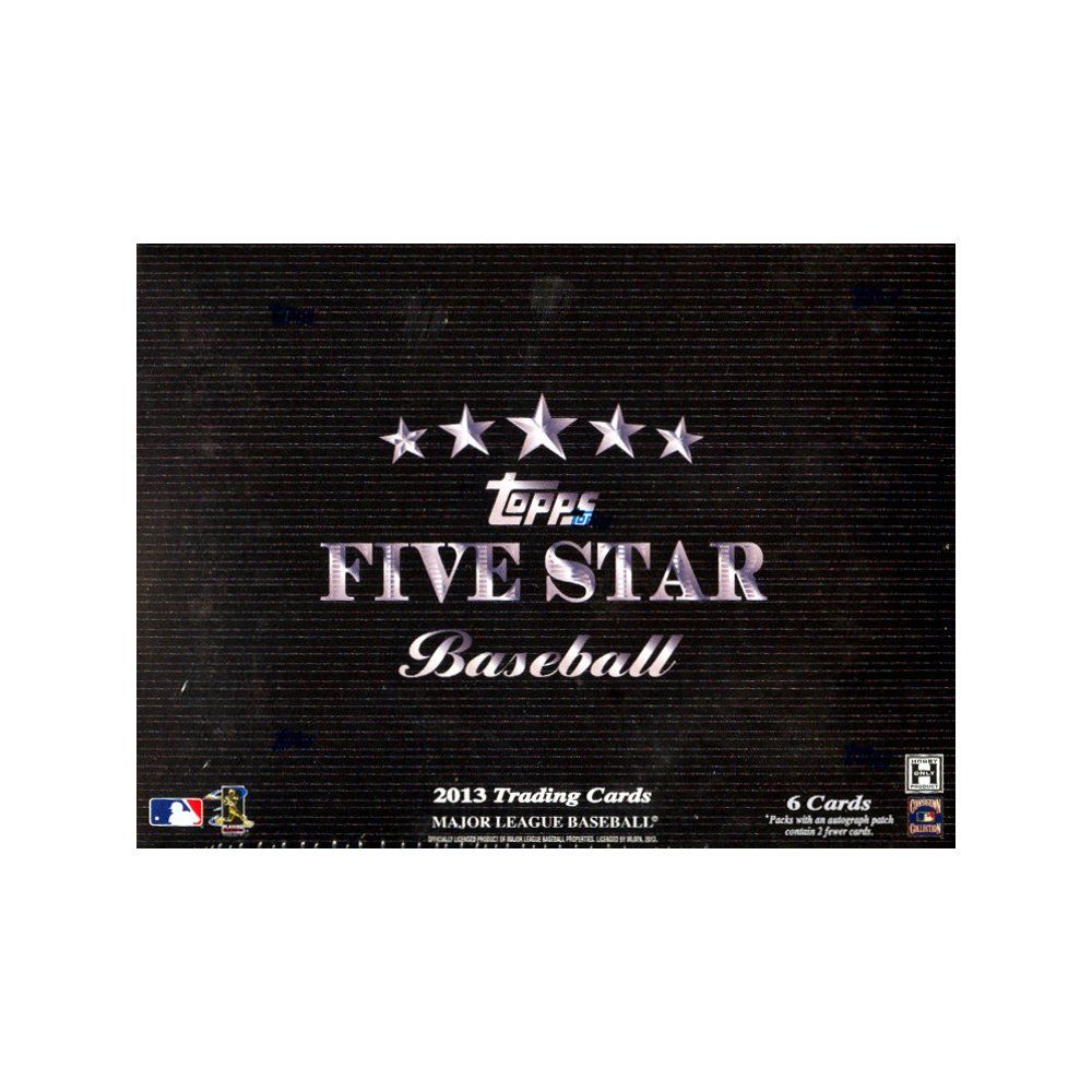 2013 Topps Five Star Baseball Hobby Box

