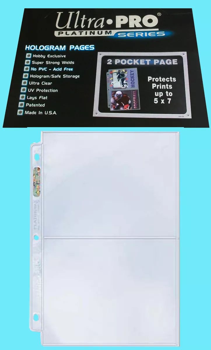Ultra Pro Platinum Series 2-Pocket Page [One Page]

