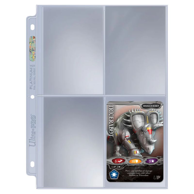 Ultra Pro Platinum Series 4-Pocket Page [One Page]

