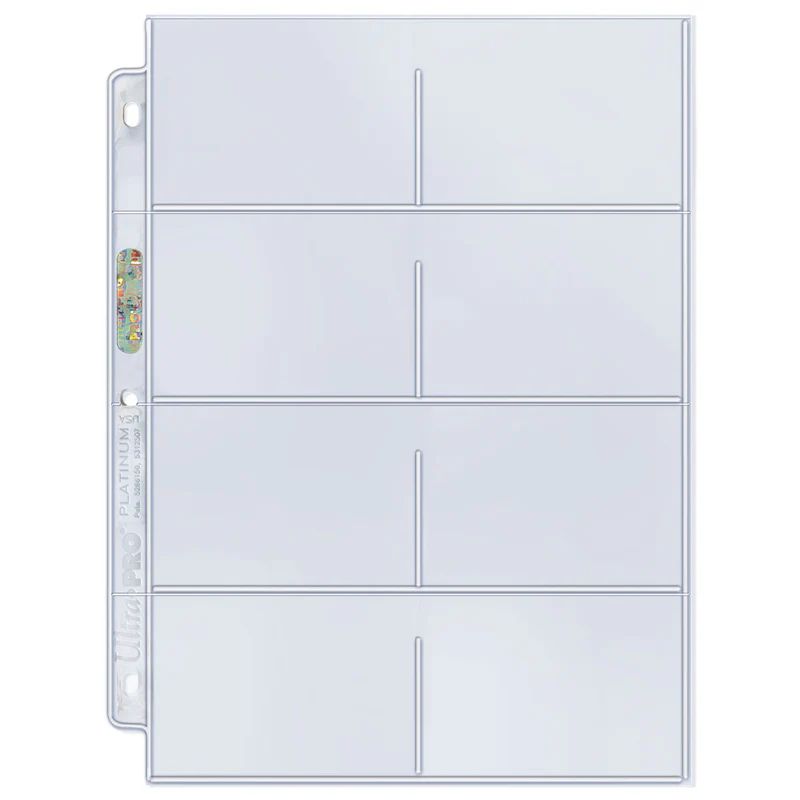 Ultra Pro Platinum Series 8-Pocket Page [One Page]

