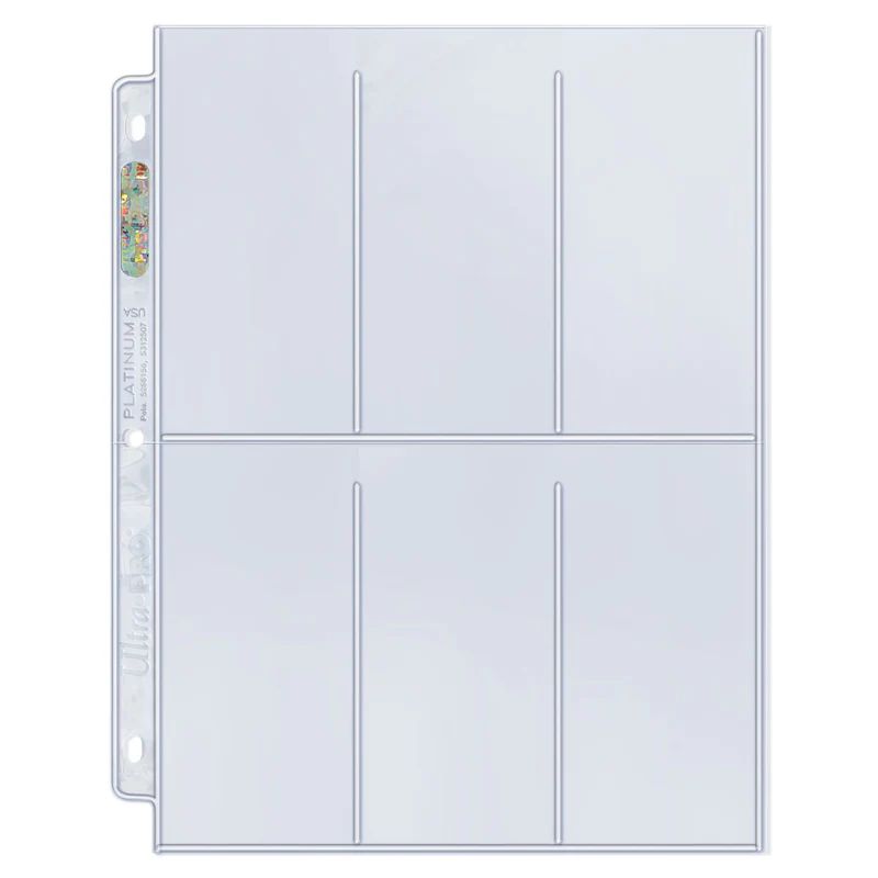 Ultra Pro Platinum Series 6-Pocket Page [One Page]

