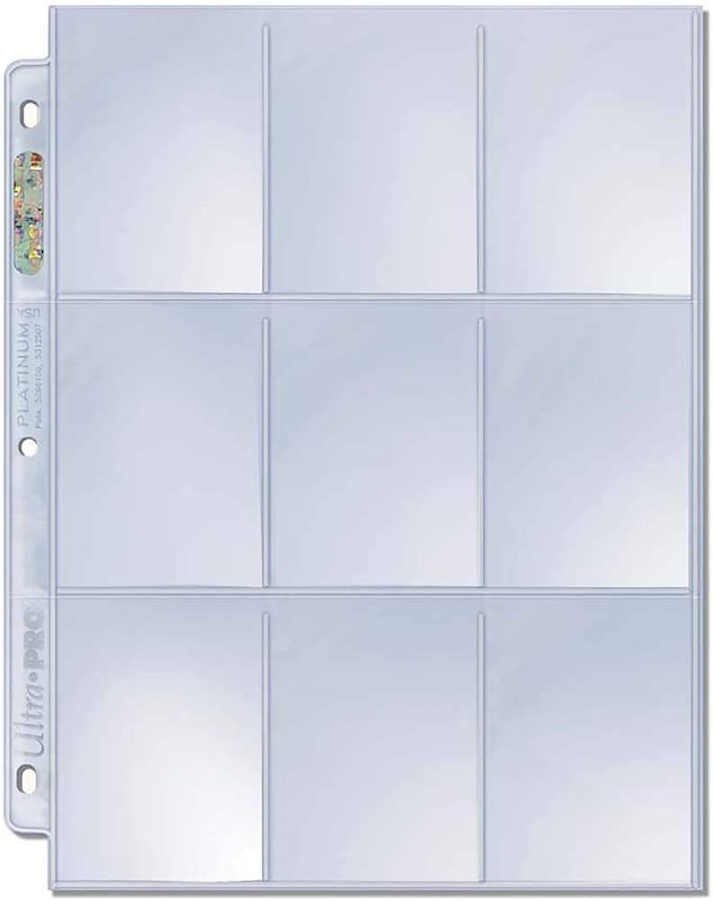 Ultra Pro Platinum Series 9-Pocket Page [One Page]

